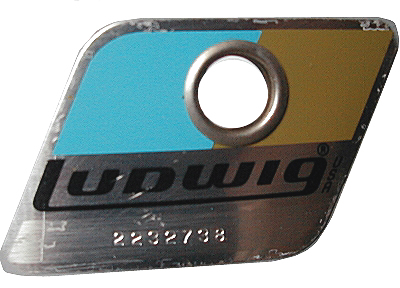 Ludwig serial numbers black and white badge
